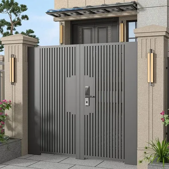 Customized Exterior Entrance Entry Other-Doors Metal-Door Metallic Stainless Steel Armored Aluminum Modern Security-Door Composite-Door Residential
