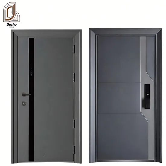 Wholesale Price Main Gate Exterior Steel Anti Theft Security Door Metal Steel Entrance Door
