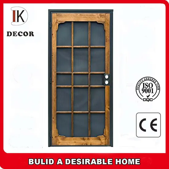 New Design Woodguard Steel Security Exterior Door