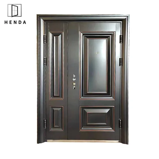 Building Material One and Half Leaf Steel Main Door with Good Price