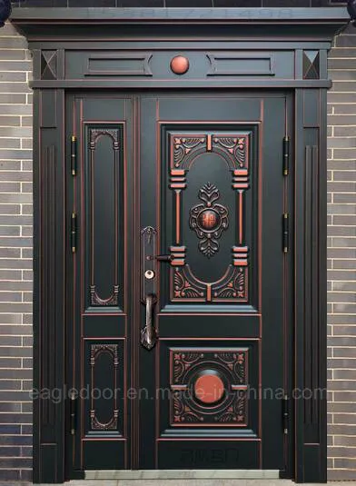 2018 Factory Directly Supply Villa Steel Security Door, Iron Metal Door (EF-V46D)