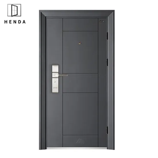 Luxury Design High Quality Low Price Single Double Exterior Security Steel Door