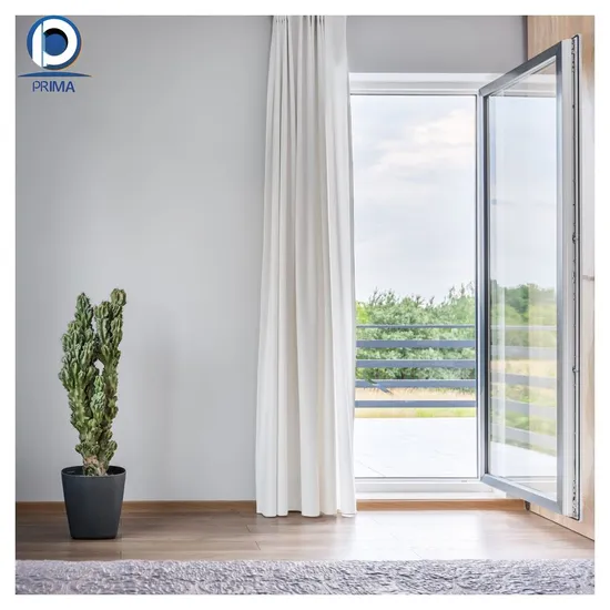 Customized American Standard Thermal Break Soundproof Insulated Tempered Glass UPVC Door