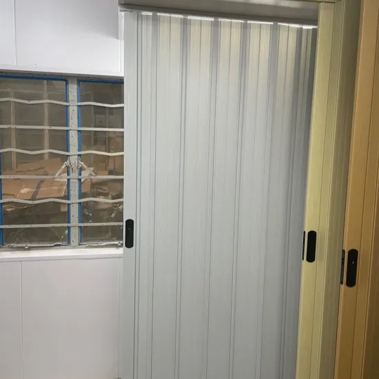 Economic Decoration Material Plastic Folding Door for Internal Room Decoration