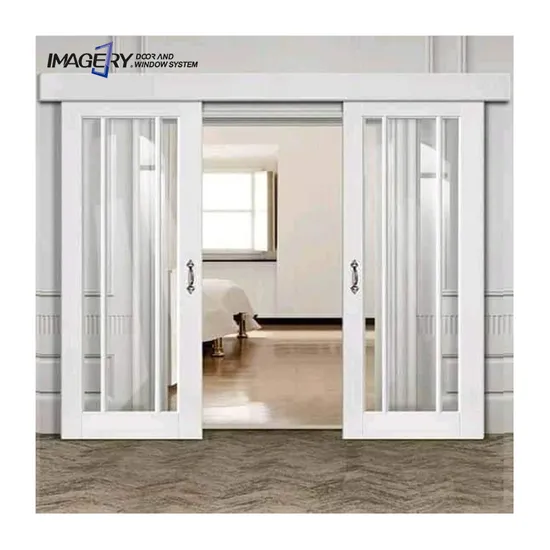 Custom Double Glazed PVC Profile UPVC Glass Sliding Door