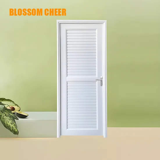 Best Selling Customized UPVC Plastic Louvered Door/Louvered French Doors/White Louvered Doors