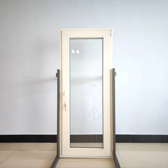 Flexible and Easy-to-Use Waterproof PVC Glass Swing Door for House Use Portable Plastic Swing Interior Door