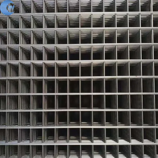 6 Gauge Galvanized Black Coated Welded Wire Mesh Panels Grid Sheet