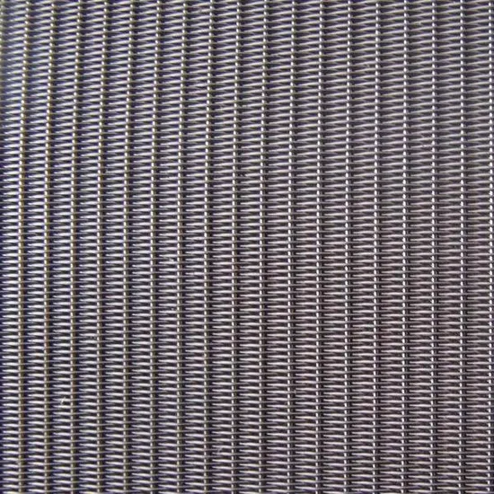 Ss 304 Ss 316 1-500 Mesh Stainless Steel Plain Twill Dutch Knitted Mesh Wire Mesh Metal