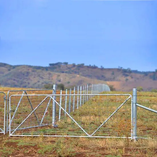 Factory Price Galvanized Welded Mesh Metal Farm Gate for Cheap Sale Xmr225