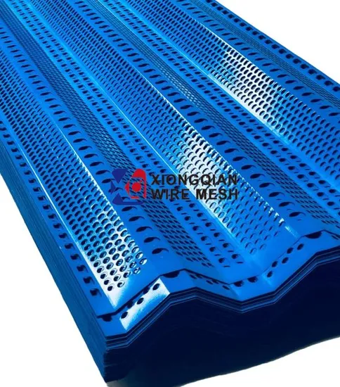 Windbreak Fence Steel Perforated Panel Windproof Dust Fence Panel