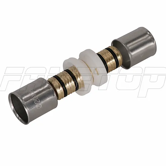 F5 Brass Press Fitting for Pex-Al-Pex Multilayer/Composite Pipe (PAP) with U/Th Jaws
