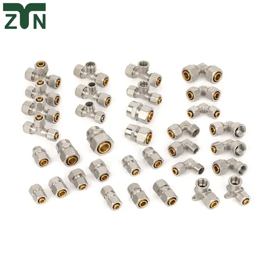 High Quality Brass Parts, Brass Machining Parts, Brass Machining Parts Metal Tee Fitting Sanitary Fittings Elbow Union Reducer Fitting Bathroom Pipe Fitting