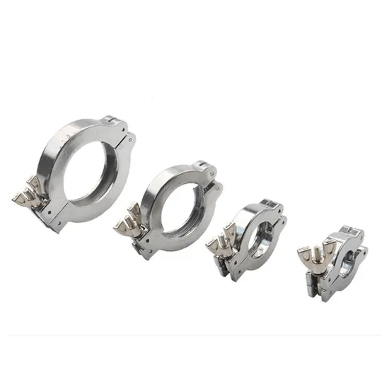 Kf Vacuum Fittings Aluminum Double Pin Clamp Kf/Nw Wing Nut Clamp