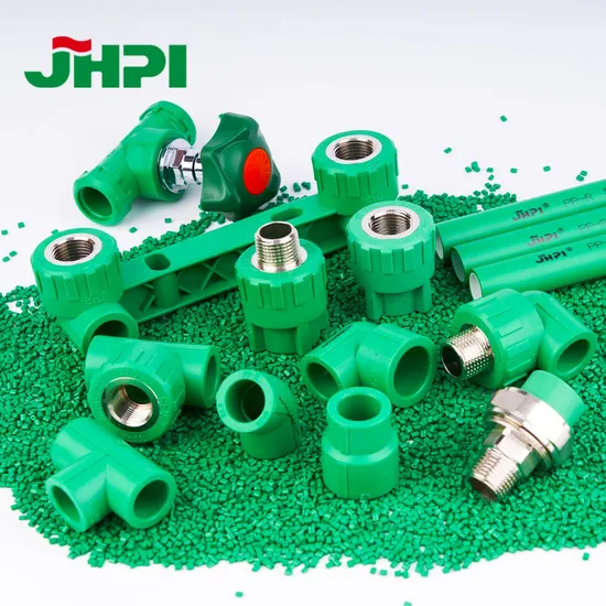 ODM Green White Orange 20-110mm PPR Elbow/Tee/Valve PPR Plastic Pipe Fittings for Water Piping