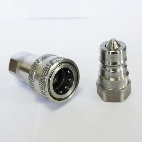 Naiwo ISO-a Quick Connector Hydraulic Quick Coupling Nipple Stainless Steel Quick Coupler