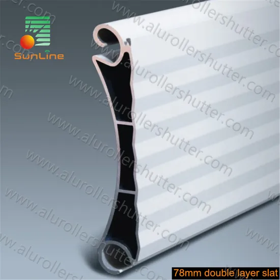 Aluminum Alloy Roller Shutter Profile Slats/Window Door Rolling Shutter Accessories