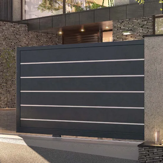 2024 New Aluminum Metal Main Front Door Designs Electric Sliding Door