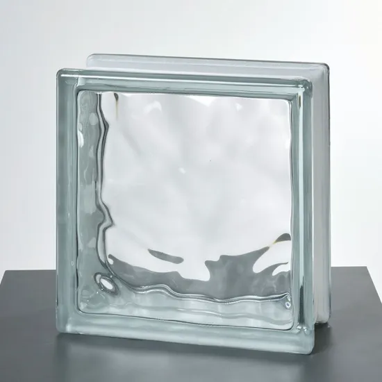 High Quality Construction Hot Melt Glass Brick Glass Block for Wall Building Decoration