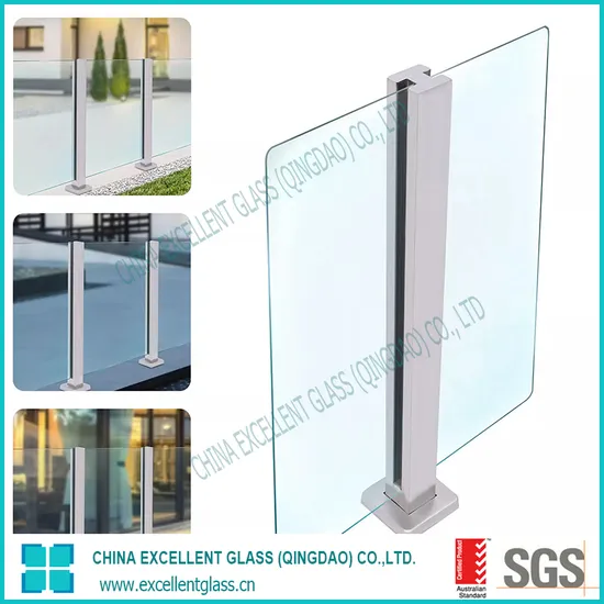 Safety/Tempered/Outdoor Swimming Pool Railing/Stairs Railing/ Fencing/Railing Glass