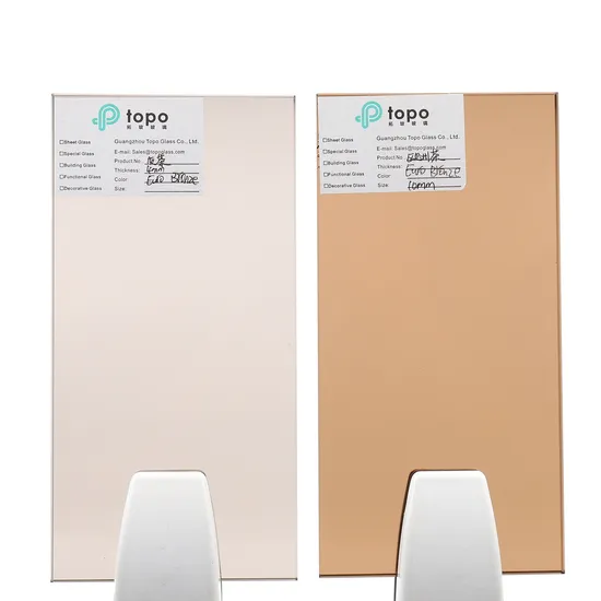 4mm-12mm Tempered Colored Golden Bronze Tinted Building Windows Laminated Float Glass (C-GB)