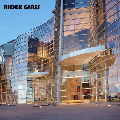 2-19mm CE & SGS Flat Bent Curved Building Glass Construction Glass