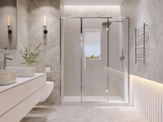 5mm 6mm Tempered Glass Shower Cabins Shower Enclosure Bathroom Tempered Glass Supplier
