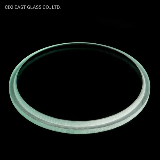 Round Transparent Tempered Step Lighting Glass