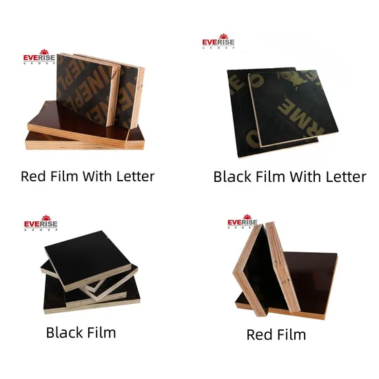 Wholesale WBP Glue 12/18/ 25mm Black Commerical Film Poplar Faced Plywood for Building/ Board