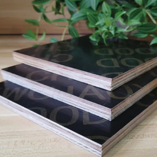 1220X2440mm*9/12/18 Black/ Brown Poplar/Eucalyptus Core Film Faced Plywood