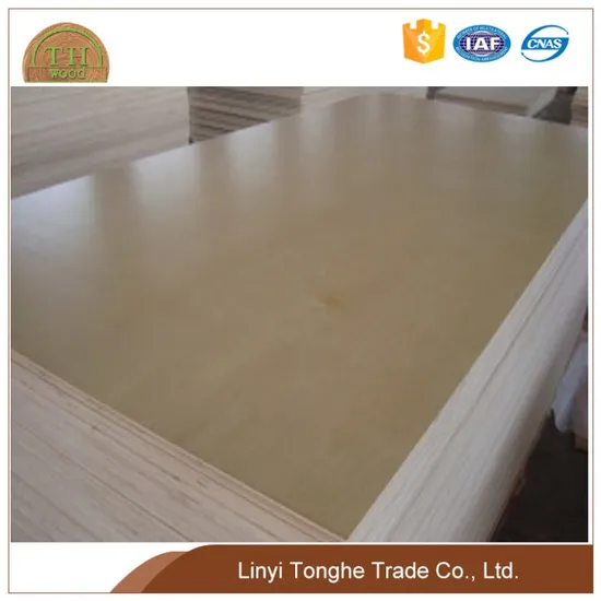 15mm, 18mm Best Price Commercial Grade Birch Plywood for Furniture