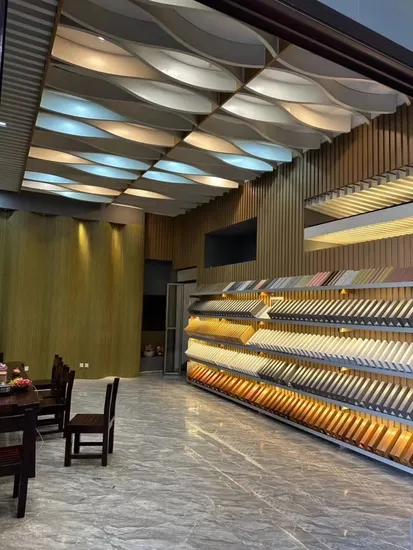 Customizable Aluminum Ceilings with Exquisite Water Stain Designs