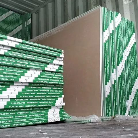 Waterproof Fireproofing Sound Proof Insulated Patterned Decorative Fibrous Drywall Gypsum Board Plasterboard