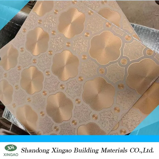 2023 Hot Sell PVC Gypsum Ceiling Tiles