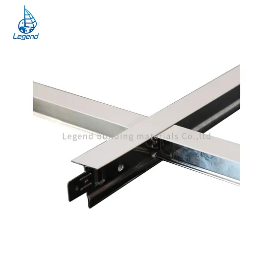 Flat Ceiling Tee Bar Ceiling False Suspended Ceiling T Bar Main Runner Cross T Grids