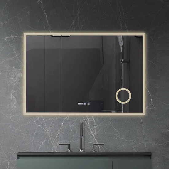 Popular Styling Rectangle Styling Smart Glass Furniture LED Bathroom Wall Makeup Mirror with Lights Popular Styling Rectangle Styling Smart Glass Furniture LED Bathroom Wall Makeup Mirror with Lights