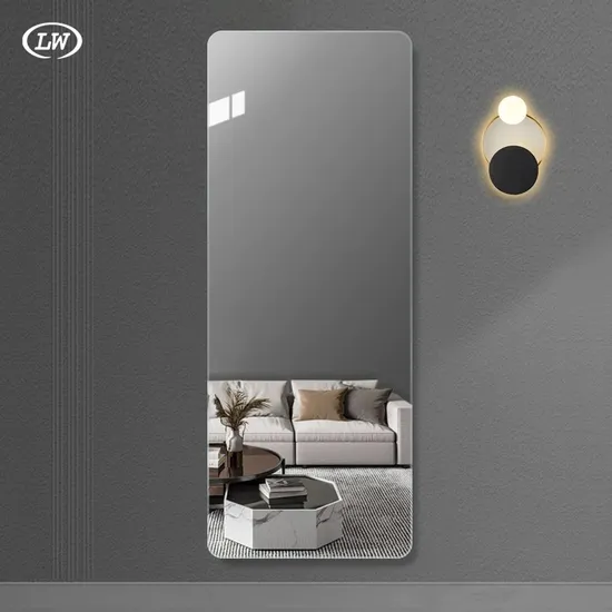 Frameless Home Decoration Wall-Mounted Full-Length Dressing and Makeup Mirror Used for Salon Wall Hangings and Floors