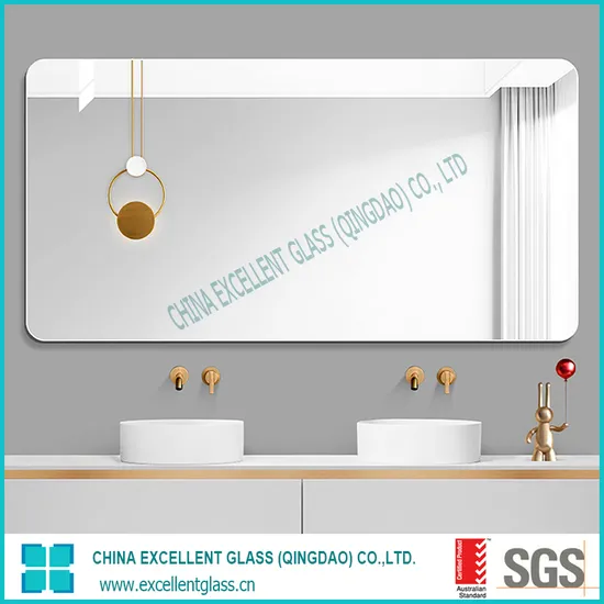 Excellent/Tempered/Safety/Silver/Cooper Free/Bathroom/Shower Room Mirror