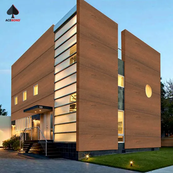 Fireproof Decoration ACP Sheet Aluminum Composite Panel with Wood Grain