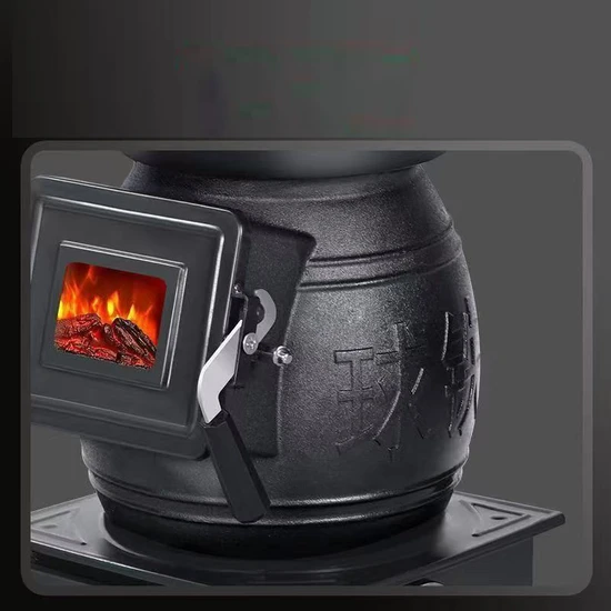 Modern Heating Stoves in Ductile Cast Iron for Stylish Homes