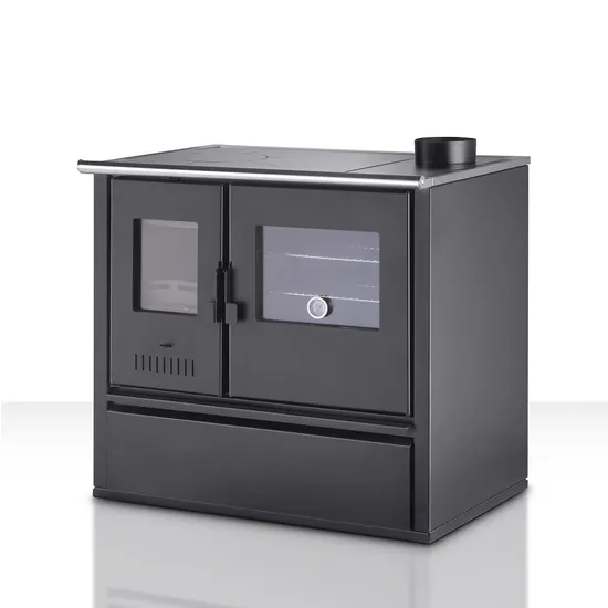 European Quality Freestanding Wood Burning Cooking Stove with Oven