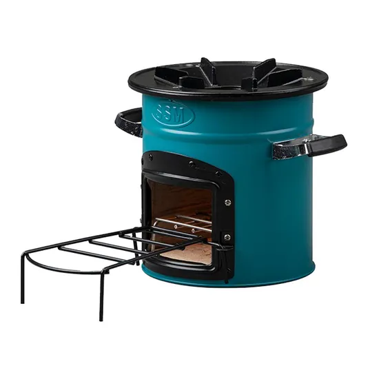 Ssm Wood Rocket Stove with Smokeless Affordable Cookstove for Women Cooking