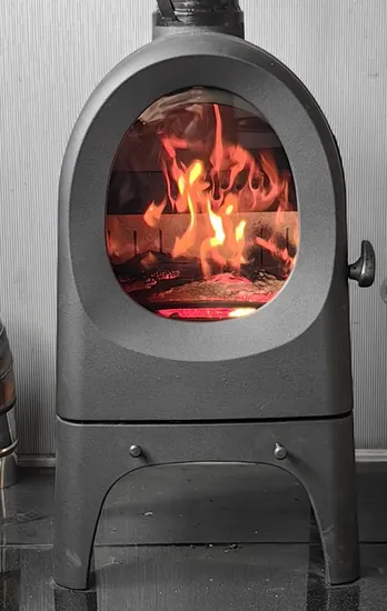 Eco Design Ready Defra Approved Wood Burning Stove S115 Black