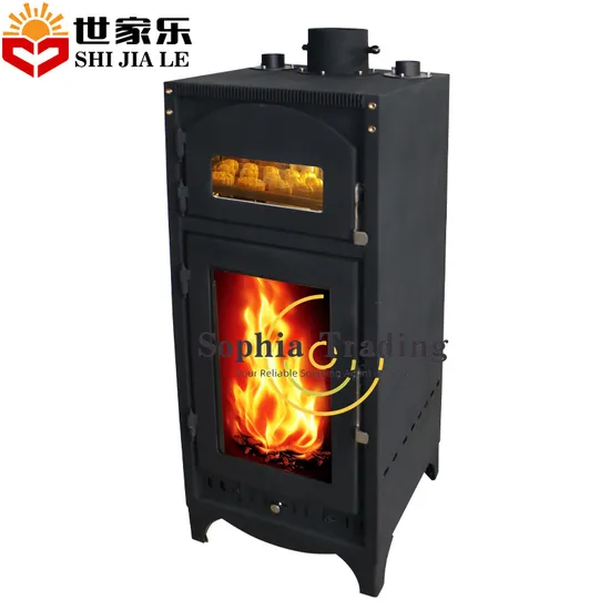 Heating Large Area Smokless Wood Fireplace