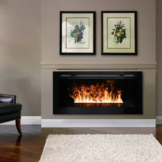 Customize Water Vapor Steam Fireplace Touchable Flames 3D Steam Electric Fireplaces