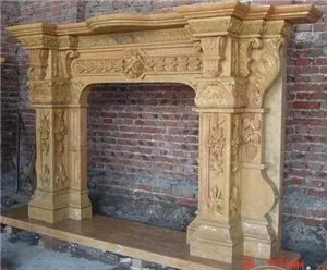 New Modern Design White Marble Fireplace Surround and Fireplace Mantels for Decor