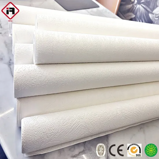 3D PVC Wall Covering Coating Vinyl Paintable Wallpaper for Homes Interior Decoration