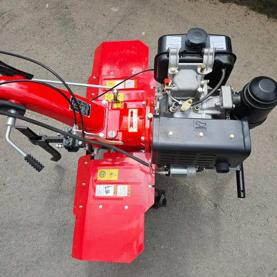 High Quality Agricultural Machinery Diesel Power Rotary Tiller for Garden Tool with 32 Blades 2 Side Disc