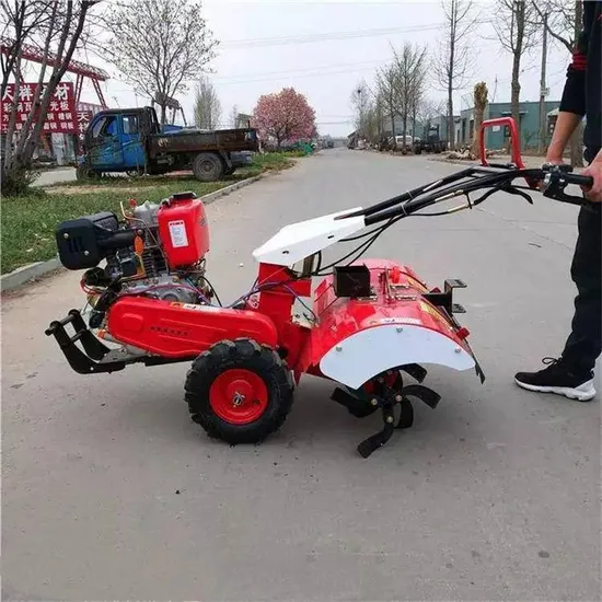 7.5 HP Rotary Cultivator Diesel Small Agriculture Machine Garden Tools