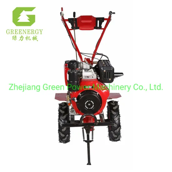 12HP D188f Diesel Rotary Cultivator Min Power Tiller